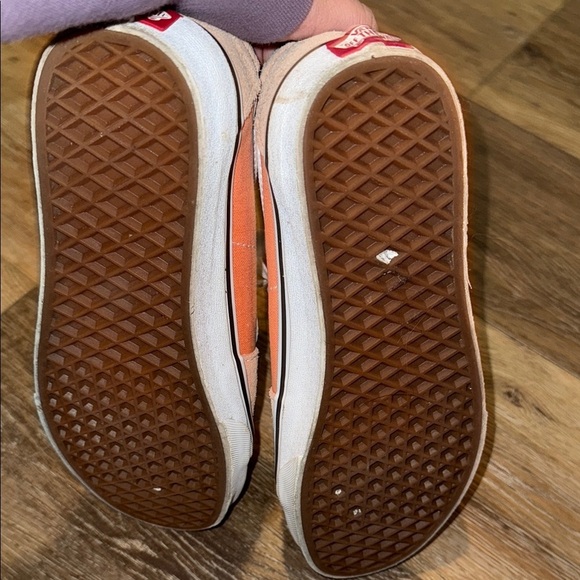 Vans Peach and White Sneakers - Picture 5 of 6
